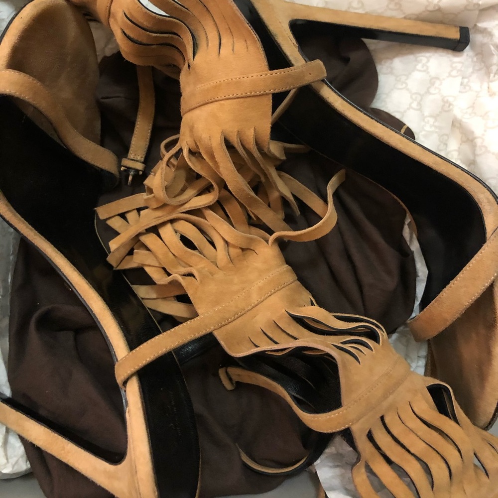 Gucci Ursula Fringe Heels